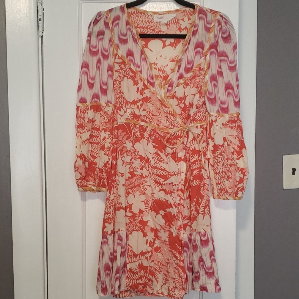 Anthropologie Lilka wrap dress